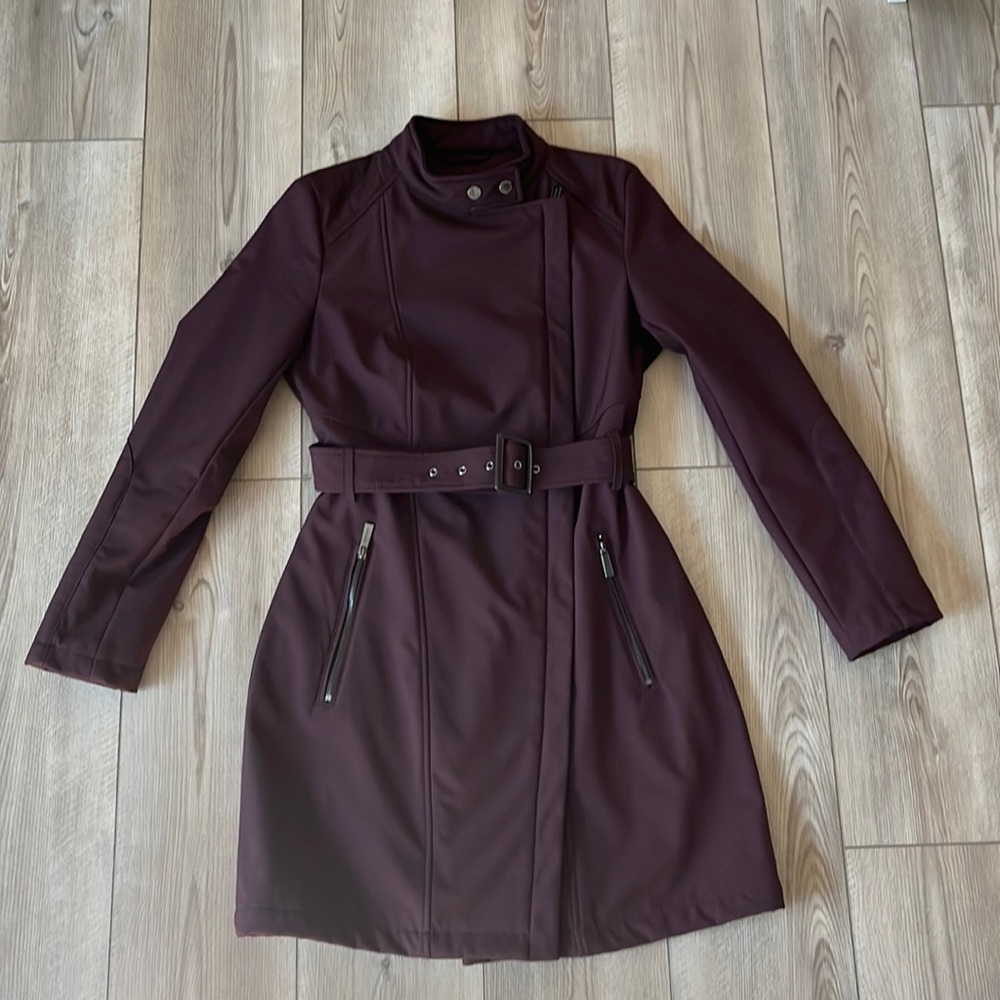 Kenneth Cole - Trench coat, XS, plum